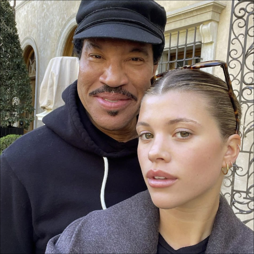  Lionel Richie and Sofia Richie Grainge. 