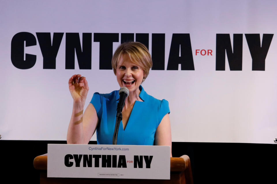 Democrat Cynthia Nixon has picked up the endorsement of the New York Working Families Party in her bid for governor of New York. (Photo: Shannon Stapleton / Reuters)