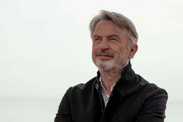PHOTO: In this Oct. 11, 2019, file photo, Sam Neill attends a photocall at the Sitges Film Festival in Sitges, Spain. (Robert Marquardt/Getty Images, FILE)