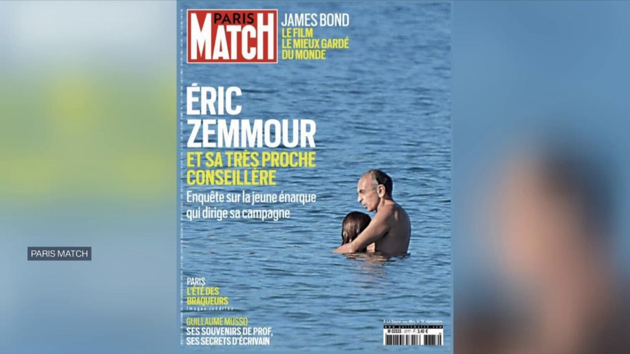 Eric Zemmour en une de Paris Match - BFMTV