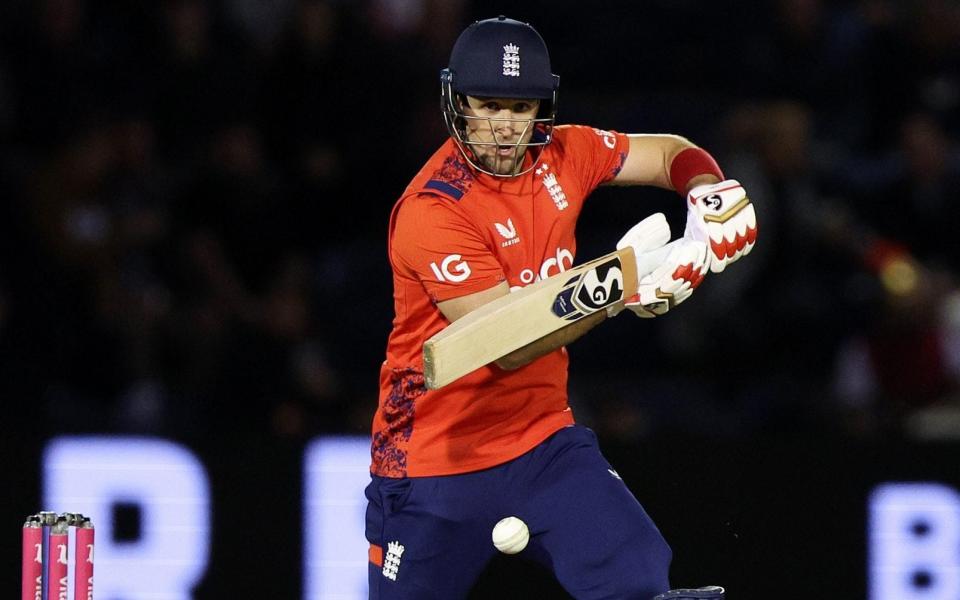 Liam Livingstone of England bats