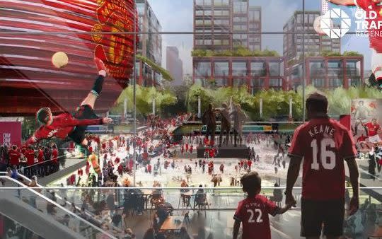 How United's new "world-class" 100,000-seater stadium could look from the outside