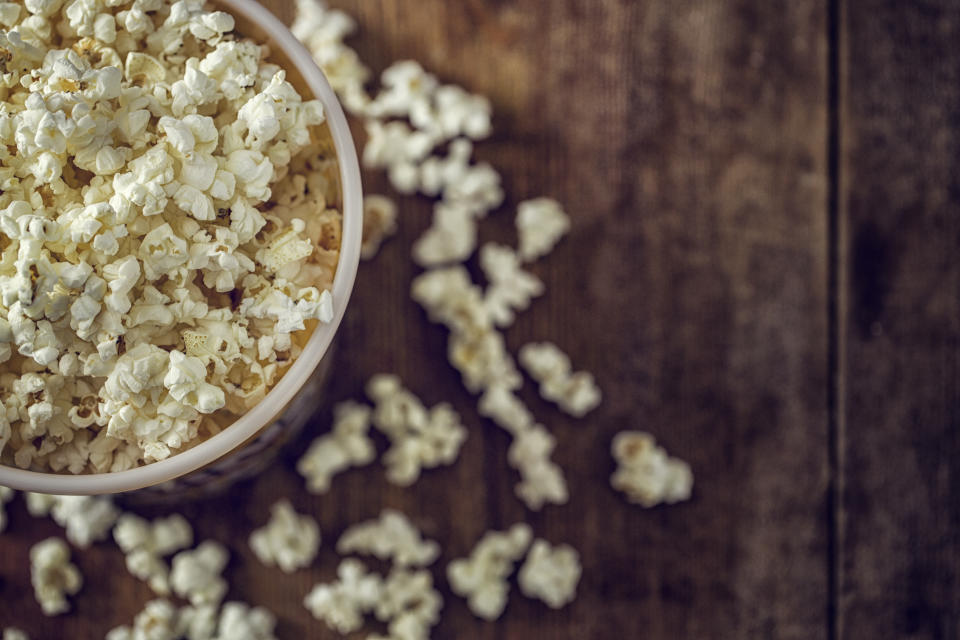 Tres tazas de palomitas de maíz tienen menos de 100 calorías (Foto:Getty)