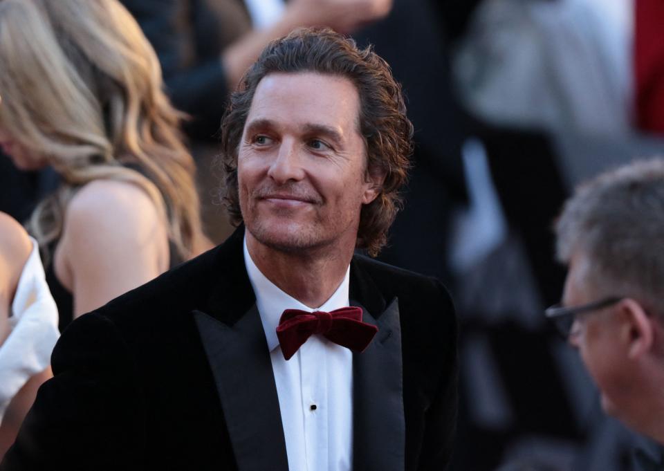 In this file photo taken on March 4, 2018 Actor Matthew McConaughey arrives for the 90th Annual Academy Awards in Hollywood, California.