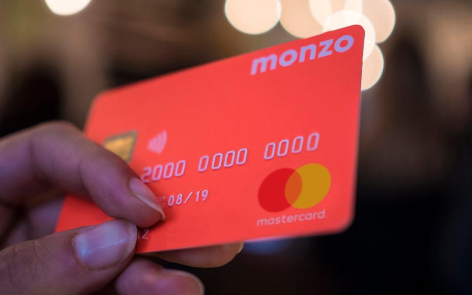 A Monzo card - Monzo