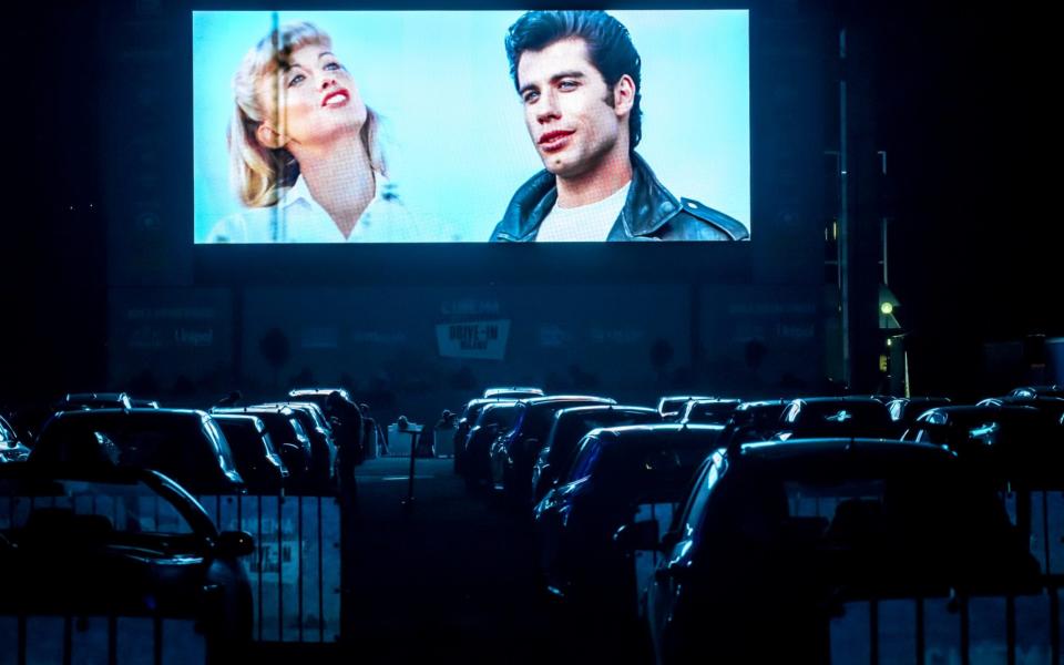 The new normal: a drive-in cinema in Milan, Italy - Getty