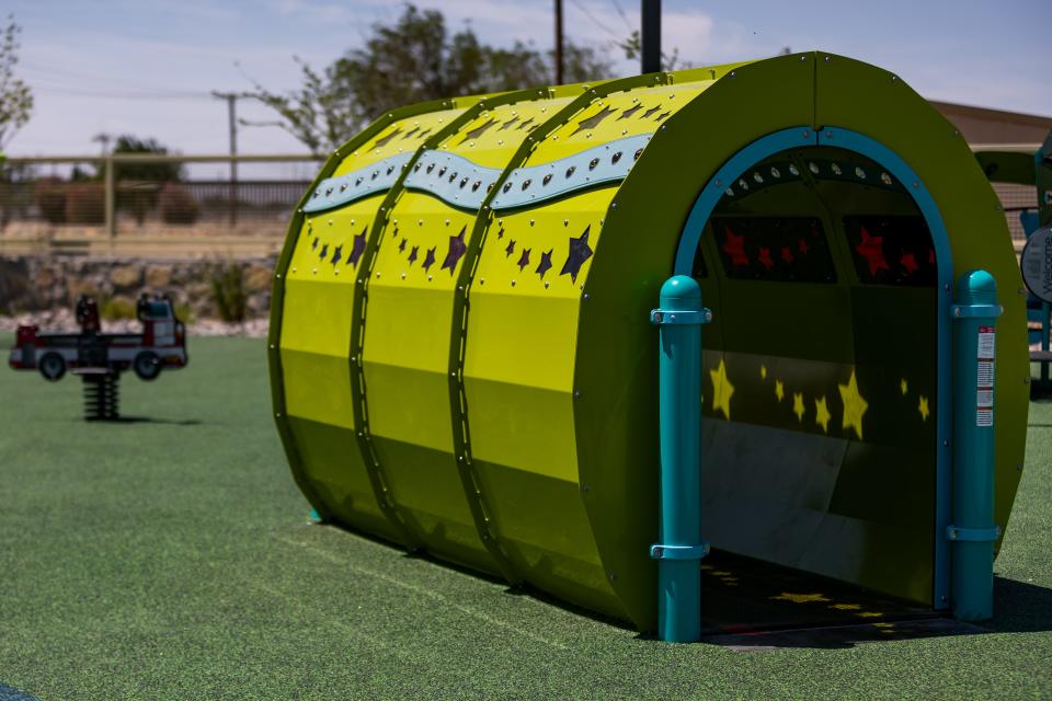 The El Paso County Parks and Recreation Department opens its largest all-abilities playground at Ascarate Park in the Lower Valley.