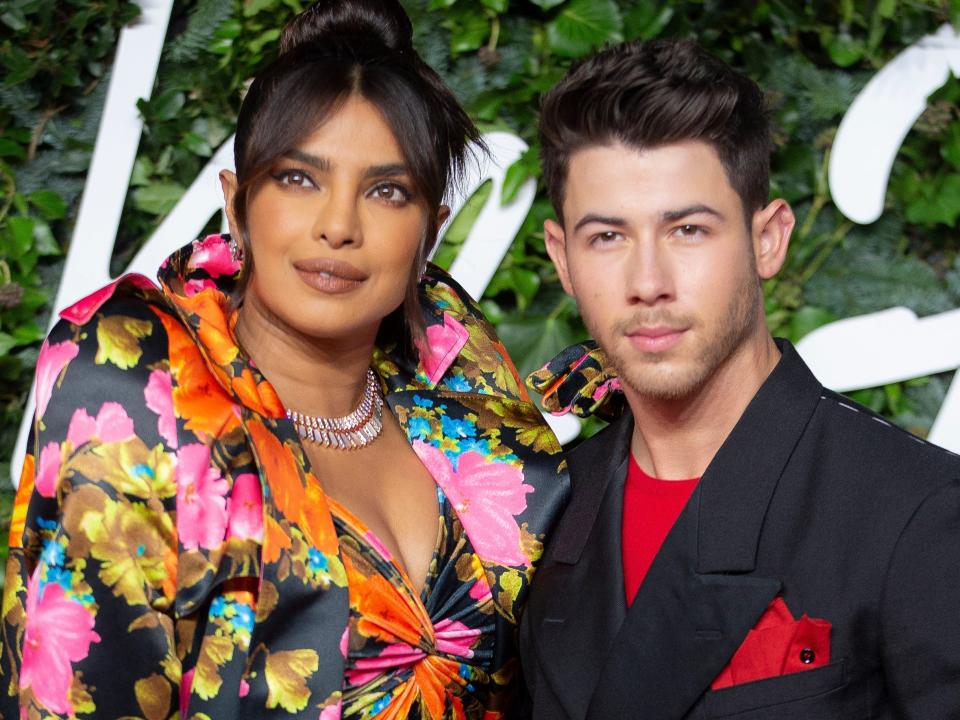 Priyanka Chopra and Nick Jonas in London in November 2021.