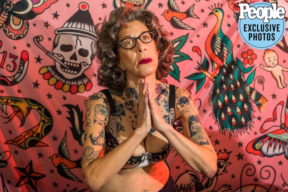 Jackie Hoffman Gets Covered in Ink for 'The Tattooed Lady' Musical — See Her Shocking Transformation