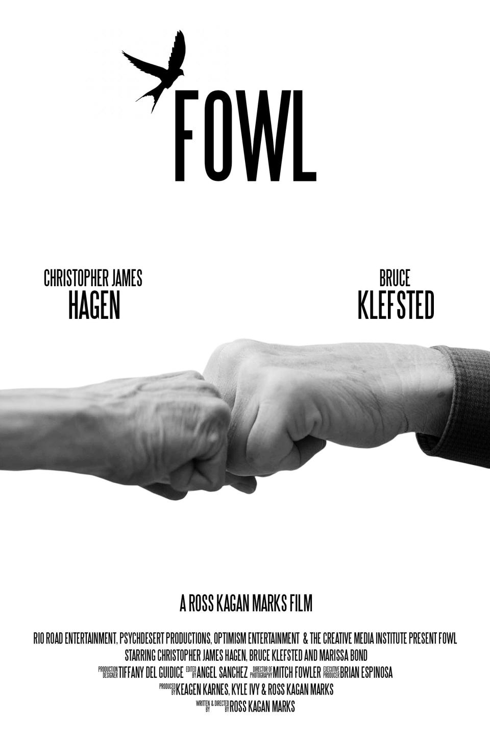 Theatrical poster for “Fowl,” a short film by New Mexico State University professors in the Creative Media Institute along with NMSU alumni and students as crew.