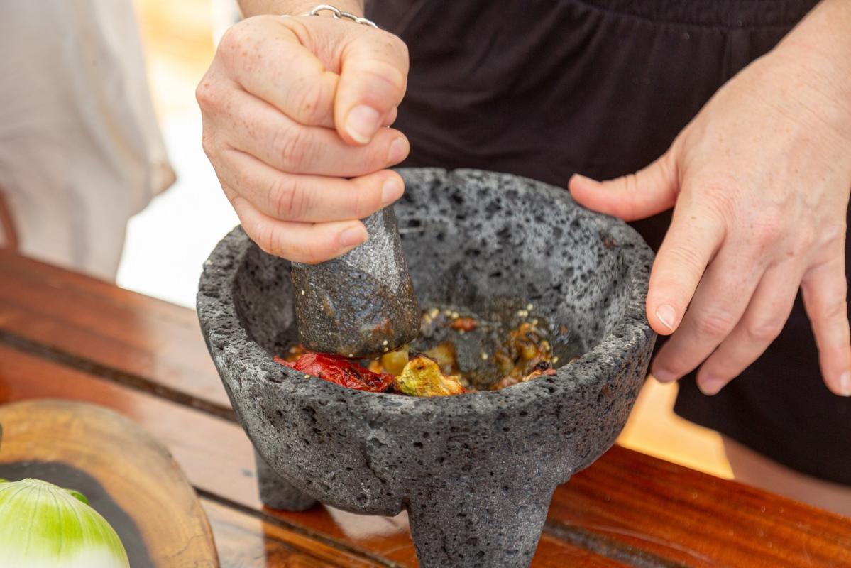 Mortar And Pestle Vs. Molcajete: What's The Difference?