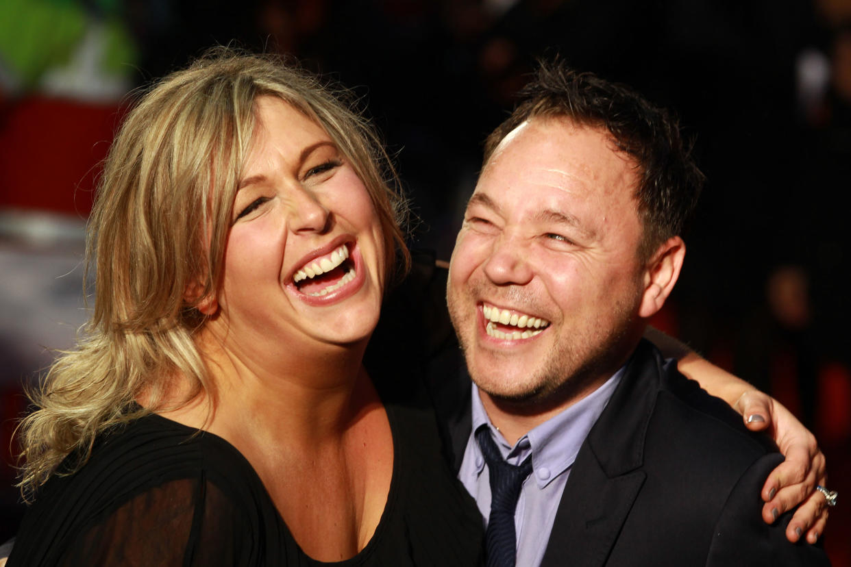 LONDON, UNITED KINGDOM – OCTOBER 11: Hannah Walters and Stephen Graham attend the Premiere of ‘Blood’ during the 56th BFI London Film Festival at Odeon West End on October 11, 2012 in London, England. (Photo by Fred Duval/FilmMagic)