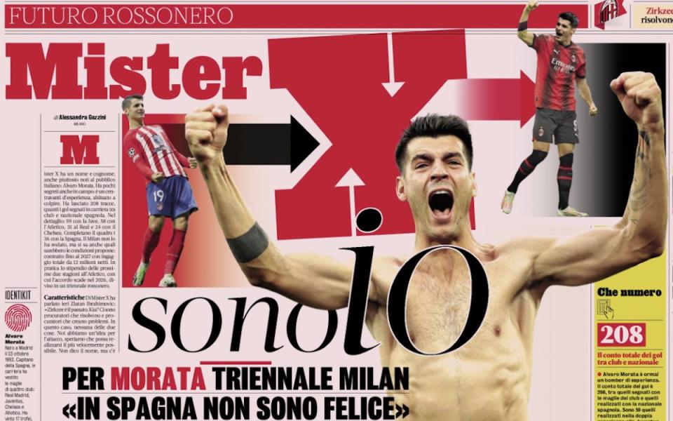 GdS: Morata is ‘Mr. X’ – three-year deal ready for Spanish striker