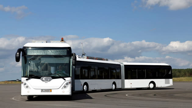 The AutoTram Extra Grand is is the longest bus in the world and is nearly 101ft long.