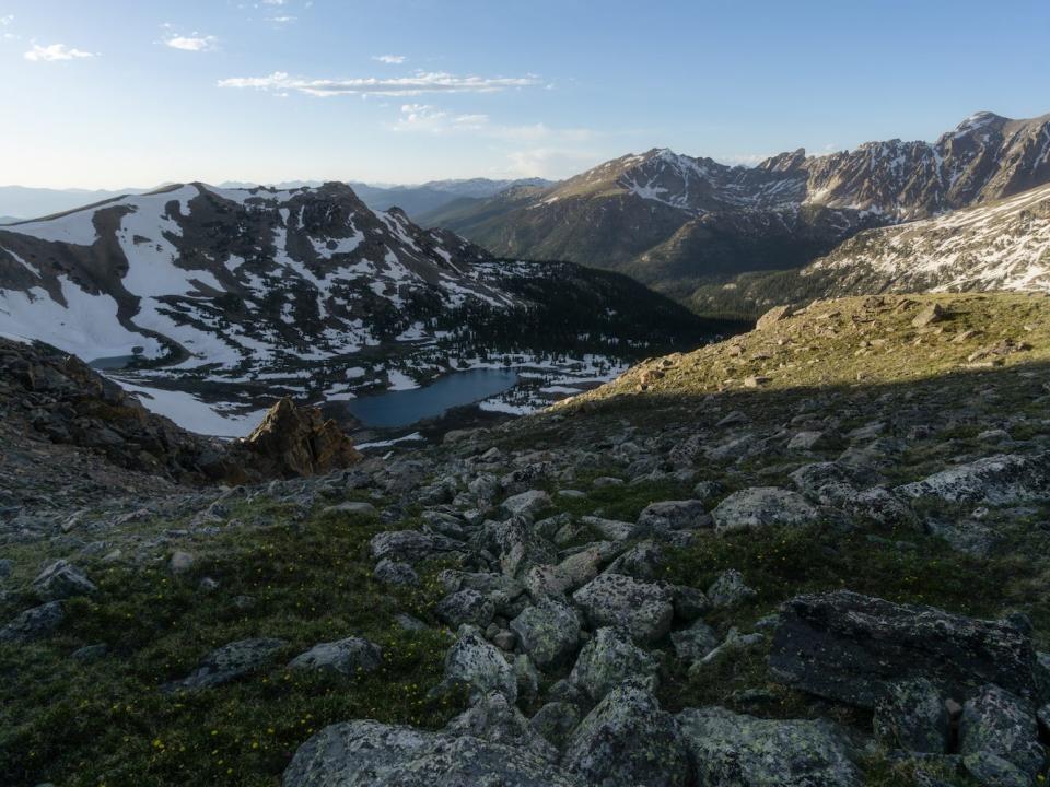 A view from the summit of Arapaho Pass, near Nederland, Colorado.