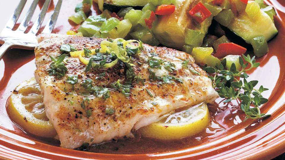 #8: Lemon Red Snapper with Herbed Butter