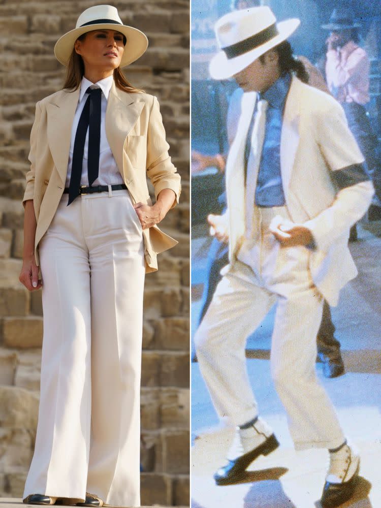 Melania Trump and Michael Jackson