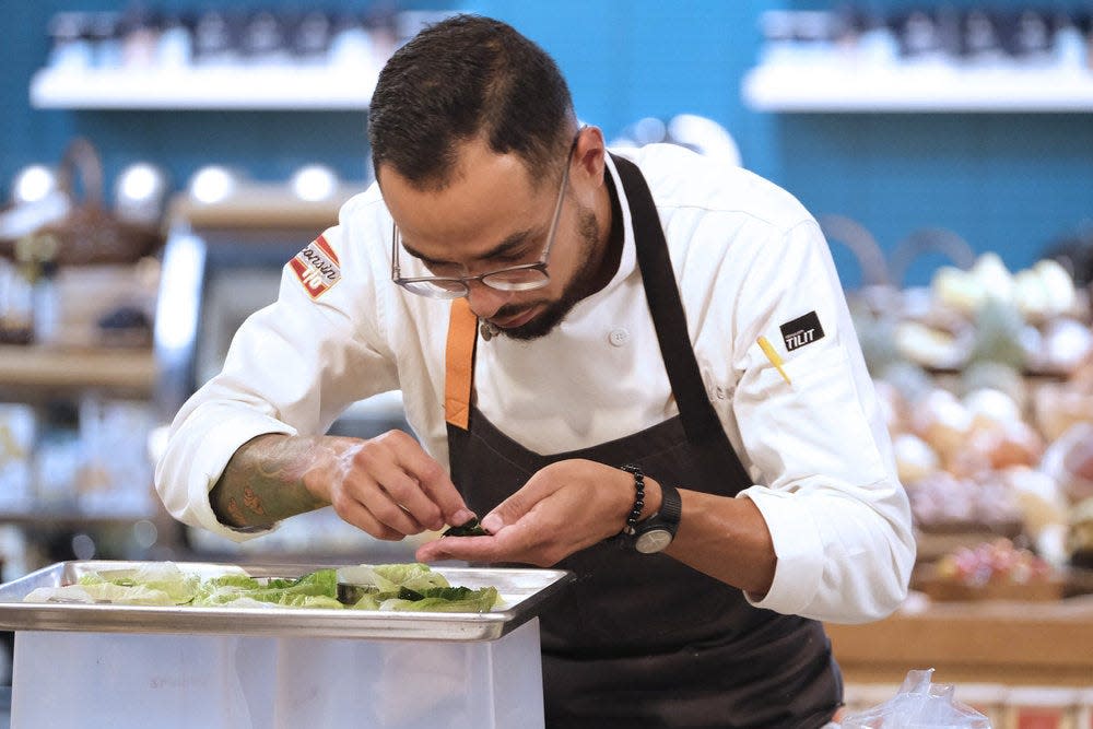 "Top Chef: Wisconsin" contestant Danny Garcia won the "chaos cuisine" challenge on Episode 6.
