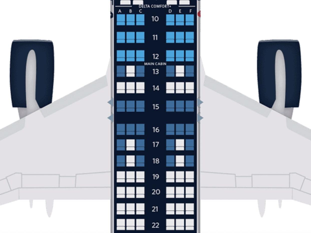 Flying Delta over a low-cost carrier.