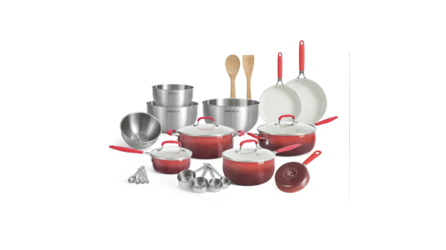 The Pioneer Woman + Cookware Set (24 Pieces)