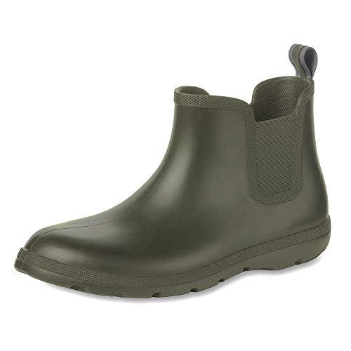 10) Totes Men's Cirrus Ankle Rubber Rain Boot