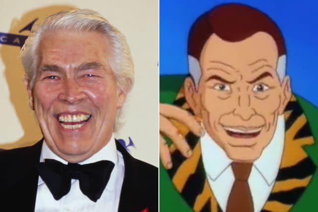 <p>Vinnie Zuffante/Getty; TBS</p> James Coburn voiced Looten Plunder