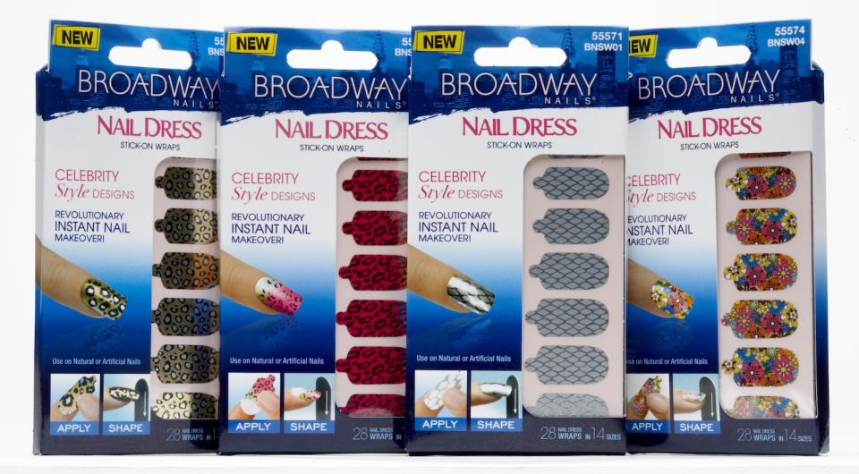 Broadway Nail Wraps, $6, broadwaynails