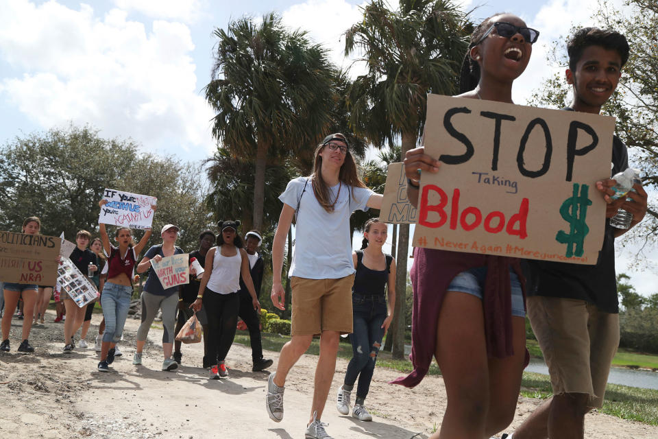 High school students across the U.S. protest gun violence