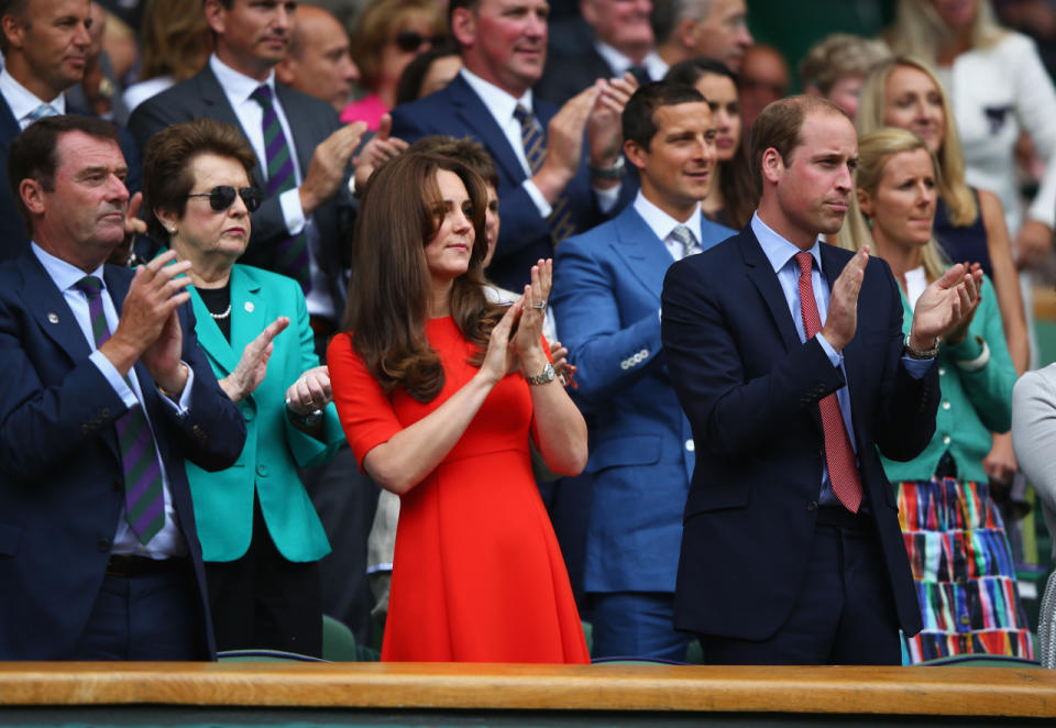 The Duke and Duchess of Cambridge attended day nine of Wimbledon together.