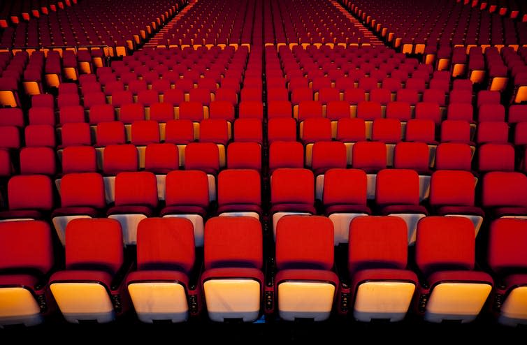 <span class="caption">Symbol of a sedentary era.</span> <span class="attribution"><a class="link " href="https://www.shutterstock.com/image-photo/theater-seat-64012609?src=VoDwTK8yKlydkjXswpKVhA-1-57" rel="nofollow noopener" target="_blank" data-ylk="slk:Apple's Eyes Studio/Shuttestock.com;elm:context_link;itc:0;sec:content-canvas">Apple's Eyes Studio/Shuttestock.com</a></span>