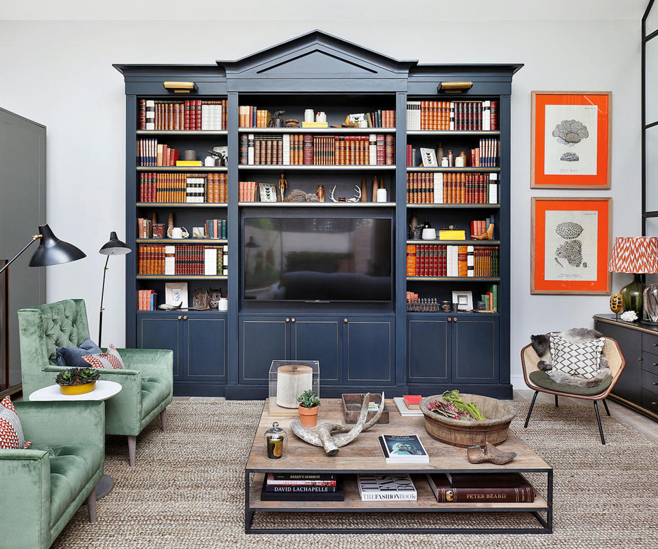 1. CREATE A STORAGE FOCAL POINT IN A LIVING SPACE