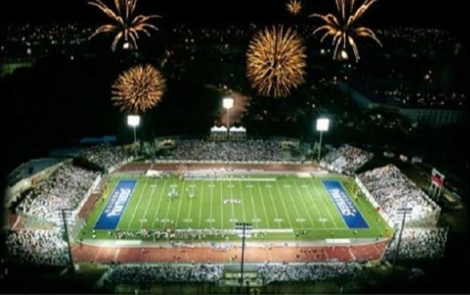 The Modesto Maidique Campus used to have a track included with its football stadium, but that was demolished when the stadium was renovated and expanded from 2006 to 2008.