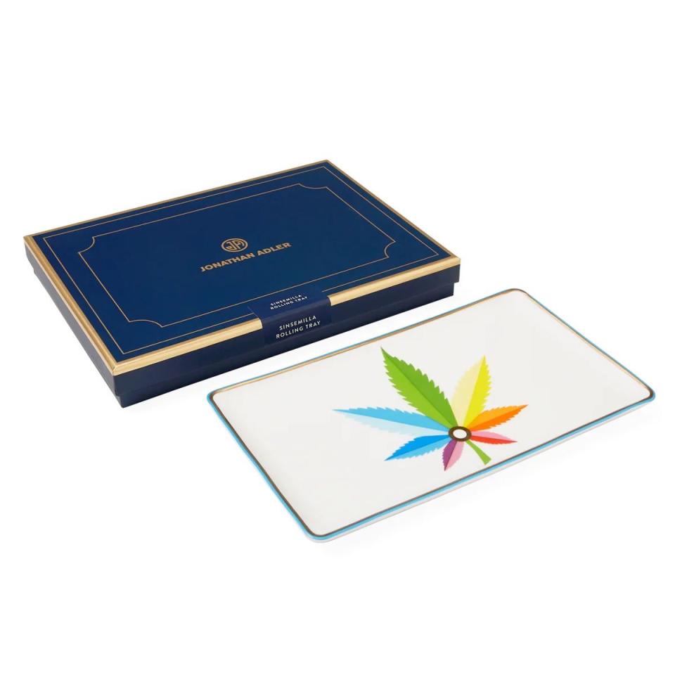 <p><a href="https://go.redirectingat.com?id=74968X1596630&url=https%3A%2F%2Fjonathanadler.com%2Fproducts%2Fsinsemilla-rolling-tray%3Fvariant_id%3D39626383261730&sref=https%3A%2F%2Fwww.esquire.com%2Flifestyle%2Fg39099515%2Fcool-rolling-tray-ideas%2F" rel="nofollow noopener" target="_blank" data-ylk="slk:Shop Now;elm:context_link;itc:0;sec:content-canvas" class="link ">Shop Now</a></p><p>Atlas Rolling Tray</p><p>jonathanadler.com</p><p>$115.00</p>