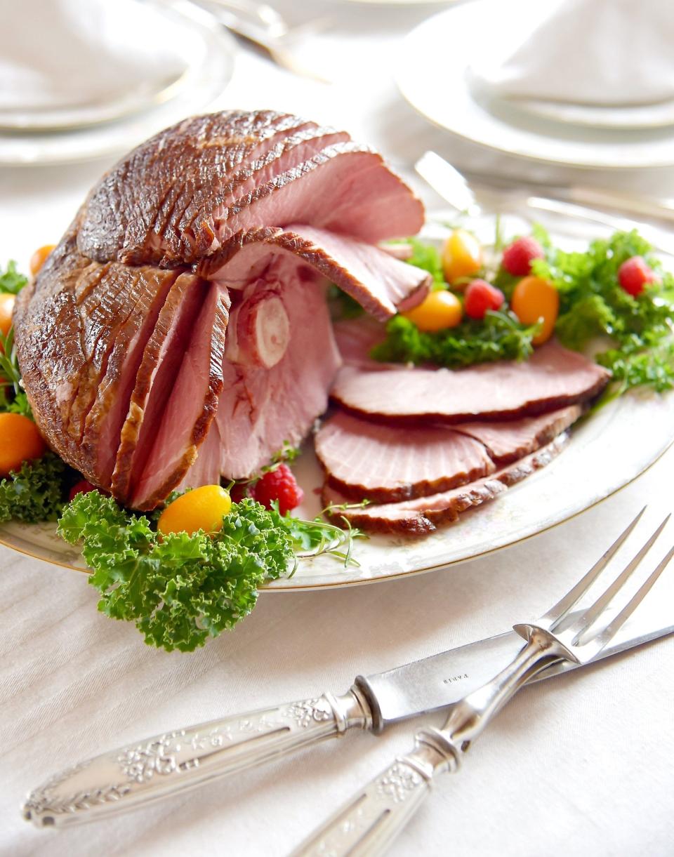 Ham is on many restaurant menus for Easter,