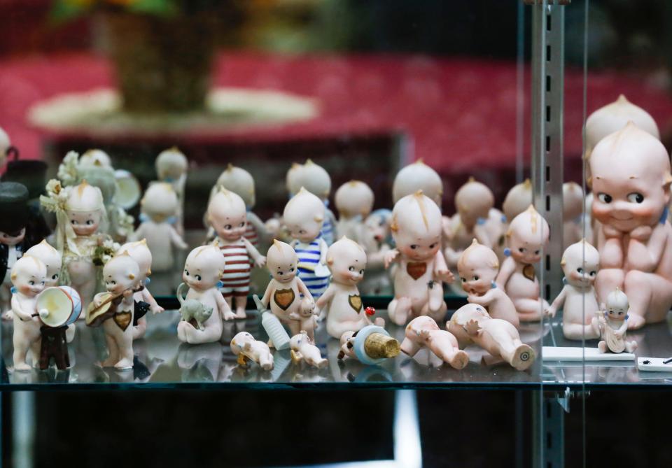 Kewpie dolls at the Bonniebrook Art Gallery where their creator, Rose O'Neill, live in the early 1900's.