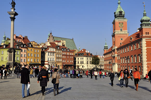 Castle Square, Warsaw. (Photo: y entonces / flickr)