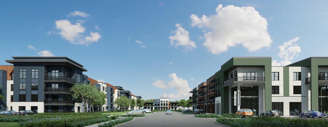 The Union Depot mixed-use development in Bartlett is set to include 337 flats, 55 lofts above ground-floor retail, 70 townhouses, 161 single-family homes and an additional 5 acres of retail for a total of 85,000 square feet of commercial space.