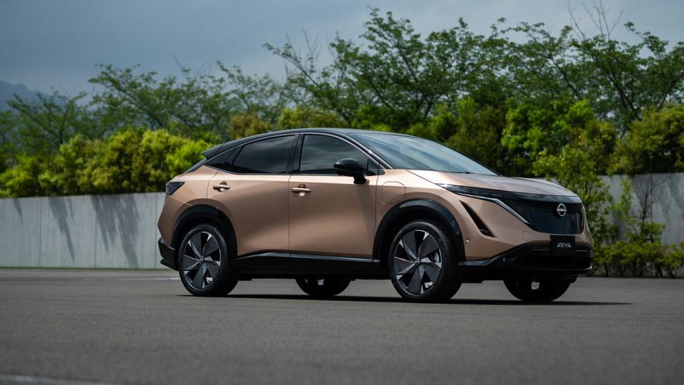 Elektrischer Gleiter: Nissan will das SUV Ariya mit einer Reichweite von bis zu 500 Kilometern in etwa einem Jahr auf den Markt bringen.
