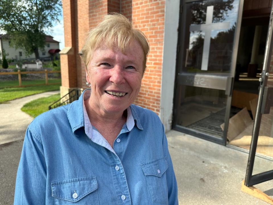 Former St. Joachim church parishoner Karen Belisle is excited at the prospect the former church could be repurposed into something like a community centre.