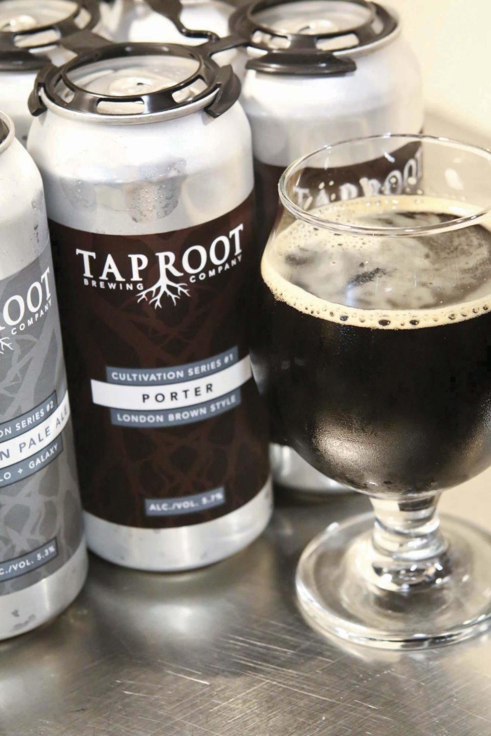 Check out the beer hall at Taproot Brewery.