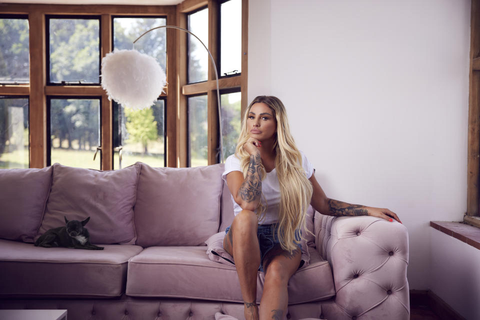 Katie Price opened up on her struggles with her mental health caused by past trauma. (Channel 4)