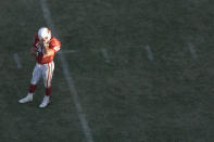 Pat Tillman #40 of the Arizona Cardinals during the game against the Washington Redskins Sun Devil Stadium in Tempe, Arizona. (Photo by Donald Miralle/Allsport)