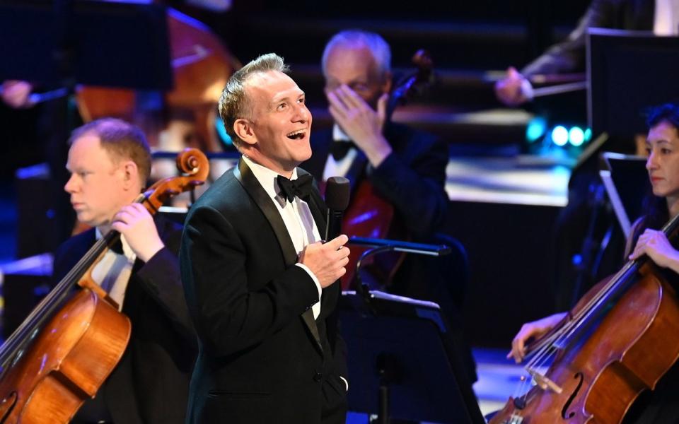 Jamie Parker, best known as Harry Potter in the original West End cast of Harry Potter and the Cursed Child, singing at Prom 2: The Golden Age of Broadway - BBC/Chris Christodoulou