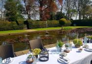 <p>Those inclined to escape the city for the long weekend will be in for a treat at Horwood House. The gorgeous Grade-II country house hotel, just outside London, is laying on a special bottomless Jubilee Jazz afternoon tea. Visit on Thursday 2 June and enjoy two hours of free-flowing fizz alongside a right-royal feast while listening to live jazz music beside the hotel’s picturesque lily pond. You could even make the most of the long weekend and book the hotel’s Jubilee Weekend Break package, available 2-5 June, which includes a delightful spa day. </p><p><strong><a href="http://www.horwoodhouse.co.uk" rel="nofollow noopener" target="_blank" data-ylk="slk:Horwood House;elm:context_link;itc:0;sec:content-canvas" class="link ">Horwood House</a>, Mursley Rd, Little Horwood, MK17 0PH</strong><br></p>