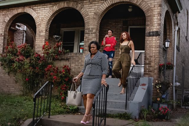 <p>Aaron Ricketts/ Netflix</p> (Left-right:) Mo'Nique, Glenn Close and Andra Day in 'The Deliverance'