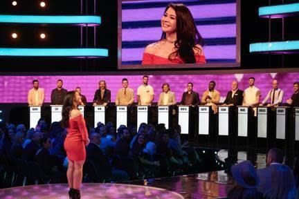 Beginner's luck? Claudia Fragapane is hoping to get her first ever date on take Me Out (ITV)