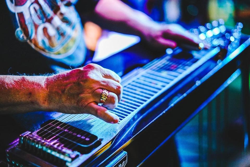 Nashville steel guitar player Peter Baird, who has played with Conway Twitty, Buck Owens, Willie Nelson and other country legends, will perform at Palm Opry Classic Country Music at The Tangiers on Aug. 13-14, 2022. Visit thetangiersflorida.com.