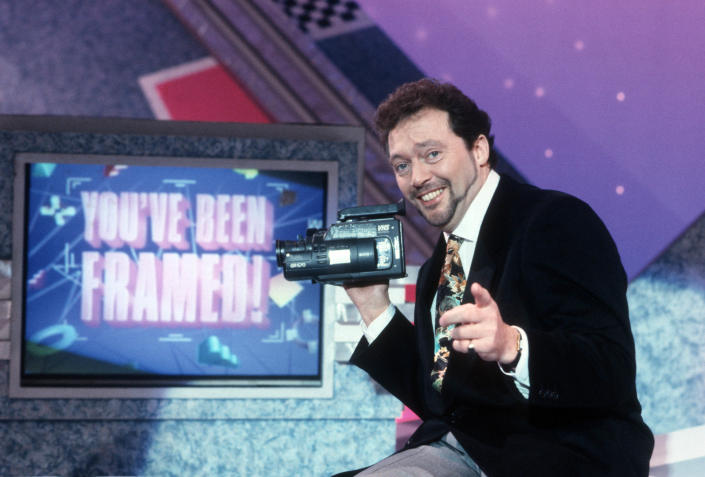 Jeremy Beadle hosting You've Been Framed in 1991. (ITV/Shutterstock)
