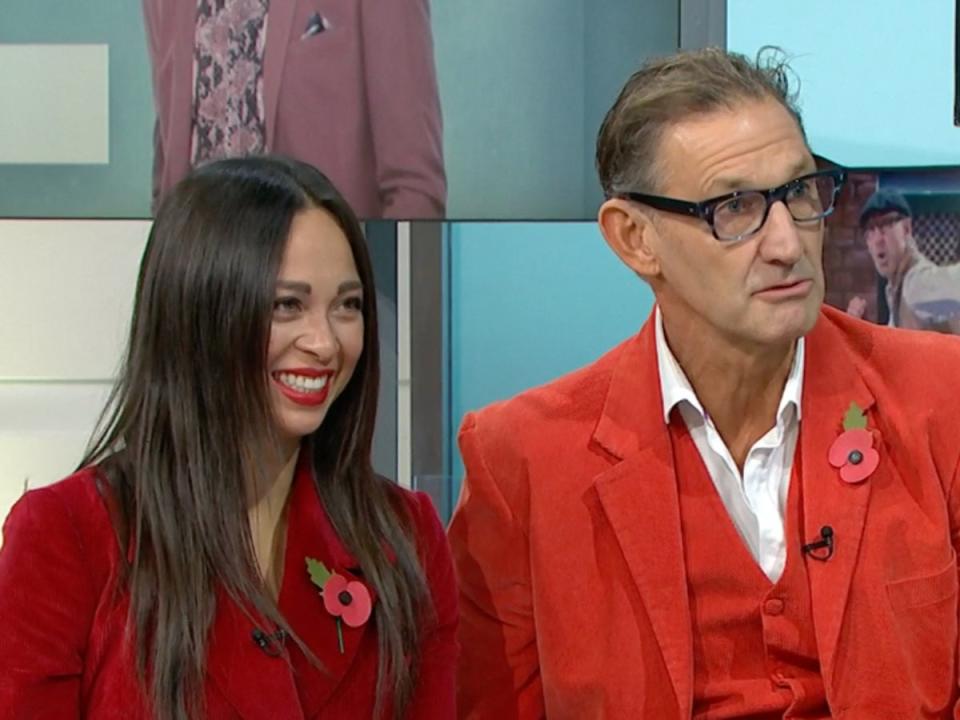 Katya Jones and Tony Adams (ITV)