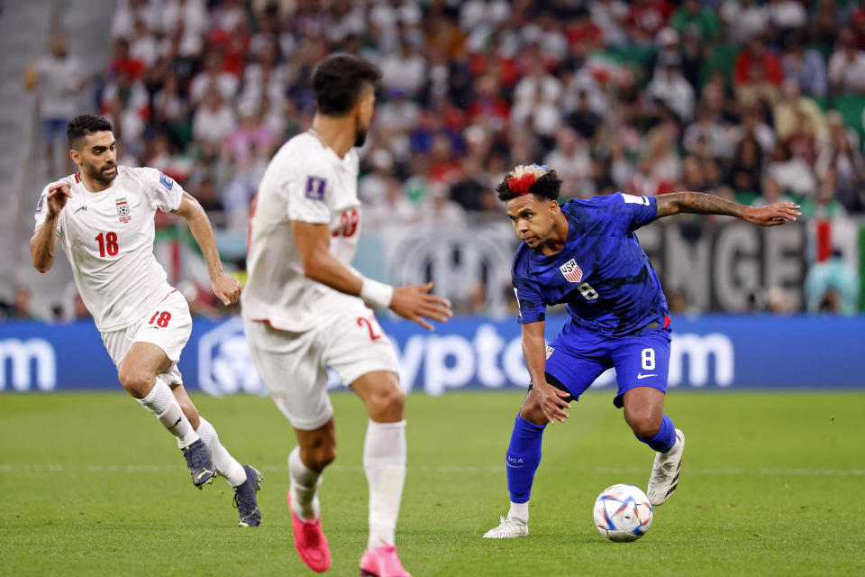 Estados Unidos avanzó, pero Pulisic, su salvador, salió lesionado al mediotiempo. (Reuters)